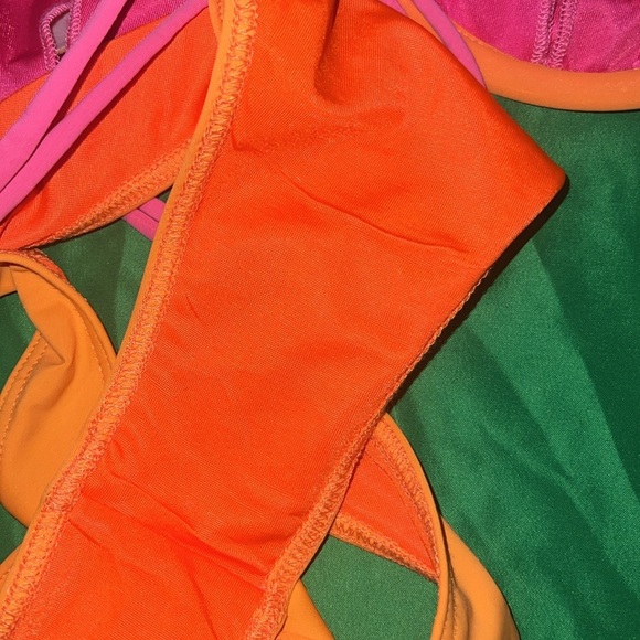 ICON Swim Pink and Orange Bikini size Medium - Picture 5 of 6